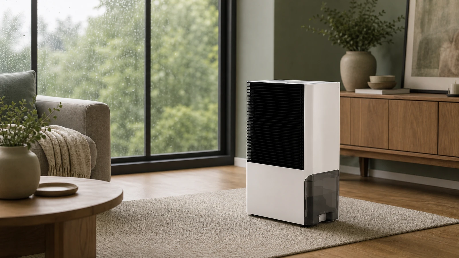 MOFN NX2 in a rainy-day living room